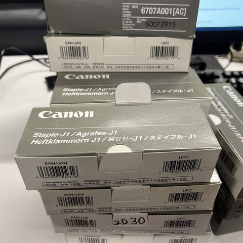 Canon Staple J1 Genuine 6707A001(AC) ONE BOX OF 3 units