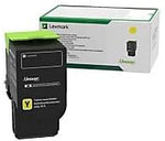 Lexmark 78C00YG TAA-Compliant Yellow Return Program Toner Cartridge Toner