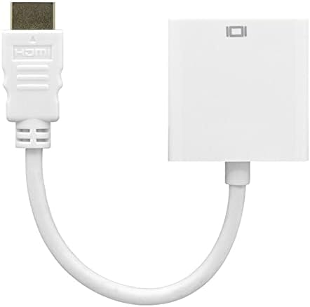 ProXtend HDMI to VGA Adapter White 20cm/7in, (HDMI-VGA-0002W)