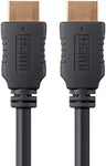 Monoprice High Speed HDMI Cable - 10 Feet - Black (5-Pack) 4K@60Hz, HDR, 18Gbps, YCbCr 4:4:4, 28AWG - Select Series