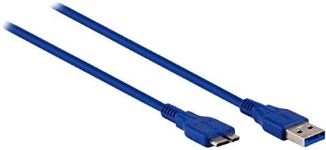 ATIVA USB 3.0 to Micro B Cable, 3’, Blue, 27517