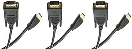 3-PackHDMI Male to DVI Male CL2 Rated 15 Feet, CNE544120