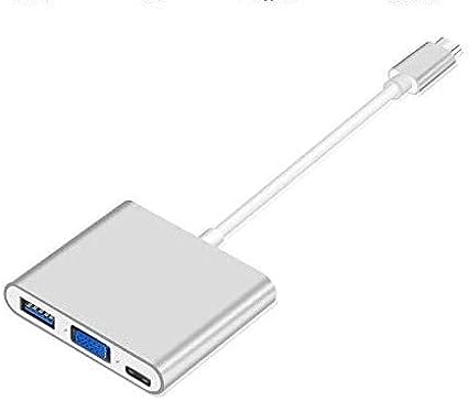 Multiport HUB Adapter Charging Converter USB 3.1 Type C to VGA USB 3.0 USB-C