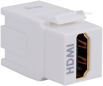 Insert Hdmi Female/Hdmi Female White-2Pack
