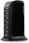 Xtreme Cables Multi-Port 6 USB Desktop Charge Tower (Black)