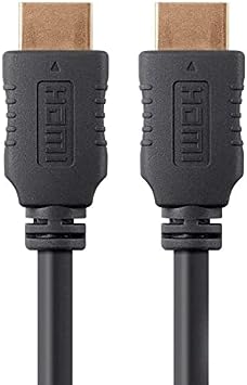 Monoprice High Speed HDMI Cable - 15 Feet - Black (3-Pack) 4K@60Hz, HDR, 18Gbps, YCbCr 4:4:4, 28AWG - Select Series