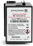 Pitney Bowes 765-9 Ink Cartridge for SendPro C Auto, DM300C™ & DM400C™ Series, Red Ink, 45 ml