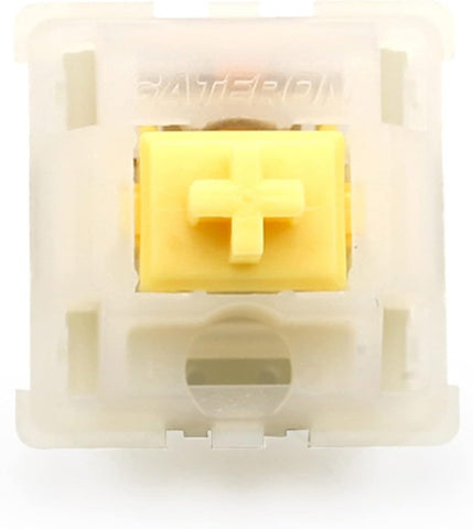 Gateron Patch Switch Keyboard Dedicated Shaft Body Off Black red Brown Blue Green Yellow 5pins Suitable for GK61GK64 GH60 Yellow Shaft?gateron Milky Yellow switches KS-3(70 Pcs)