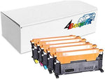 (5 Pack, 2B+CYM) 4Benefit Compatible CLP325W Toner cartridges CLP325 CLT-K407S CLT-C407S CLT-M407S CLT-Y407S Replacement for CLX-3185 CLX-3185FN CLX-3185FW CLP-320N CLP-325 CLP-325W Laser Printer