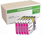Inkjetcorner Compatible Ink Cartridges Replacement for LC203M LC203XL for use with MFC-J460DW MFC-J480DW MFC-J485DW MFC-J680DW MFC-J880DW MFC-J885DW (Magenta, 5-Pack)