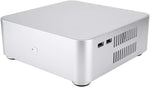 ITX case,Beautiful and Exquisite,Frosting Treatment,First-Class Quality,197 * 197 * 65MM,Mini ITX Computer Case 2.0 Aluminum Alloy HTPC Case Mini PC Computer Case