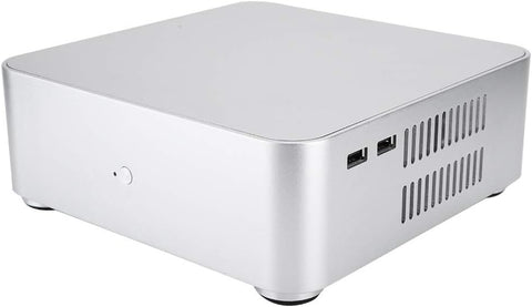 ITX case,Beautiful and Exquisite,Frosting Treatment,First-Class Quality,197 * 197 * 65MM,Mini ITX Computer Case 2.0 Aluminum Alloy HTPC Case Mini PC Computer Case