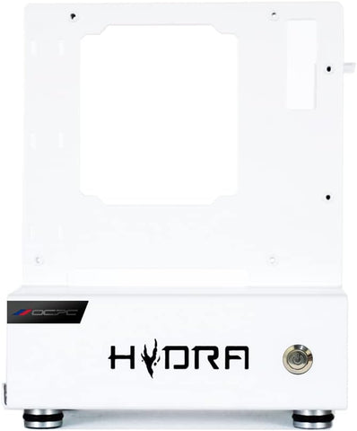 OCPC Hydra Italy Mini1 Itx Pc Case, Open Chassis, Built Entirely Out of Stainless Steel with Machined Aluminum Feet, SFX and Mini Itx Case Small Format