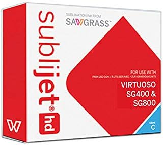 Sawgrass SubliJet HD Sublimation Ink for Sawgrass SG400 & SG800, Cyan Regular Capacity Cartridge 209092 (29ml)