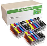 Inkjetcorner Compatible Ink Cartridges Replacement for PGI-280XXL CLI-281XXL for use with TS8322 TS8320 TS9120 TS8120 TS8220 Printer (18-Pack)