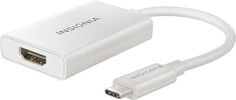 Insignia USB Type-C-to-HDMI Adapter - White - Model: NS-PU369CH-WH