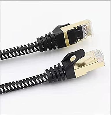 16FT Cat 7 Ethernet Cable, MaoMigo High Speed Flat Ethernet Cable Nylon Braided Cat7 Internet Cable RJ45 Network Cable LAN Cable 10FT 16FT 25FT 30FT 40FT 50FT