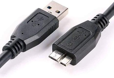 (2 Pack) 4 FT 4 FEET Micro USB 3.0 Cable for Toshiba Canvio Basics or Canvio Connect External Portable Desktop Hard Disk Drive