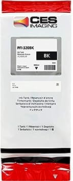 CES Imaging Replacement for Canon PFI-320BK Black 300ml Ink Tank in Retail Package