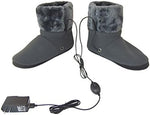 ObboMed MF-2305M Far Infrared Carbon Fiber Heated Foot Warmer/Boots/Slippers, USB 5V 10W – Auto Off, Size M: (fits Foot up to 41)