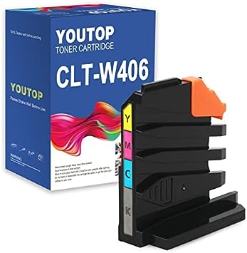 YOUTOP 1PK CLT-W406 Waste Toner Container for JC96-06298A Waste Toner Bottle Compatible with Samsung CLP365 CLP365W CLX3305 CLX3305FN CLX3305FW CLX3305W SLC410W SLC460FW SLC460