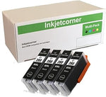 Inkjetcorner Compatible Ink Cartridge Replacement for PGI-280XXL PGI 280 XXL BK for use with TR8622A TR8620A TR8622A TR8620 TS702A TS9521C TR8520 TS6320 TS8320 TR7520 (Big Black, 4-Pack)