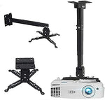 Coret Universal Projector Mount Adjustable Ceiling Wall Mount Projector Extending Arms Mount for LCD/DLP Home and Office Projector,Hold up to 33 lbs (Black)