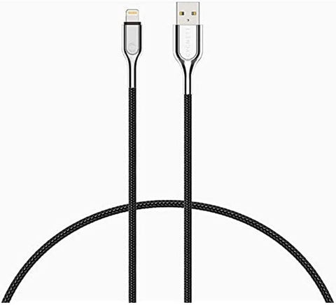 Cygnett Armoured 12W Fast Charging Lightning to USB-A Cable 3.2 ft (1M) - Black