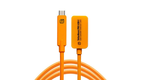 TetherBoost Pro USB-C Core Controller Extension Cable (High-Visibility Orange)