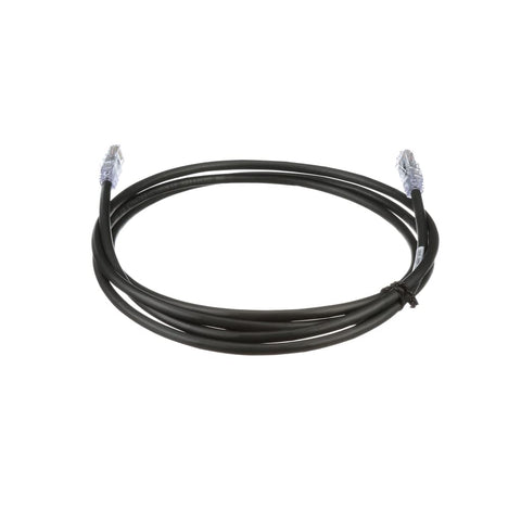 Patch Cord, 24 AWG, Cat. 6A, RJ45, 7 ft, Black