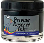 Private Reserve Ink® INVINCIBLE - 60 ml Ink Bottle for Fountain Pen (Blue) (PR17038)