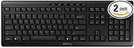 Cherry Stream Wireless Keyboard with SX Scissors Mechanism, Slim Yet Full Size QWERTY Ergo Friendly with Number Pad, Thin Design with Quiet keystroke for use at Home Office or Work. Black