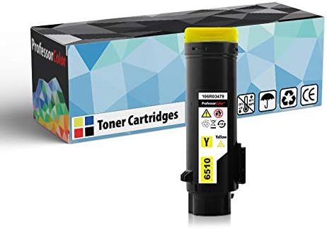 Professor Color High Capacity Compatible Toner Cartridge Replacement for Xerox Phaser 6510, Xerox WorkCentre 6515 | 106R03479 - Yellow (2,400 Pages)