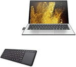 BoxWave Keyboard Compatible with HP Elite x2 G4 Tablet (Keyboard by BoxWave) - MediaOne Keyboard with TouchPad, USB Fullsize Keyboard PC Wireless TrackPad for HP Elite x2 G4 Tablet - Jet Black