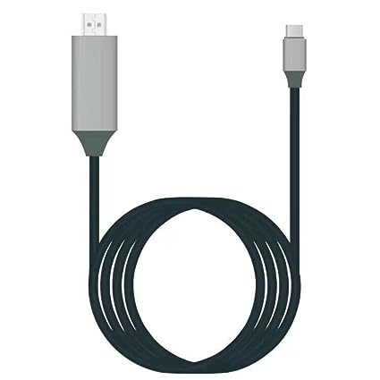 USB C to HDMI Cable 6ft 4K60Hz Grey/Black