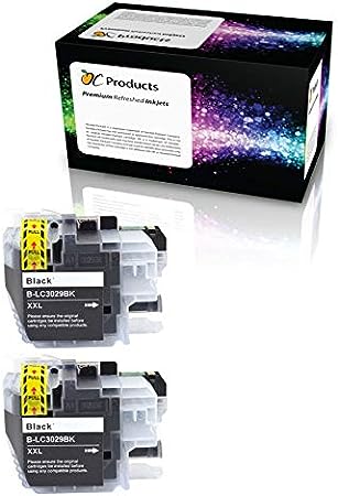 OCProducts Compatible Ink Cartridge Replacement for Brother LC3029 Black for MFC-J5830DW MFC-J5930DW MFC-J6535DW MFC-J6935DW (2 Black)