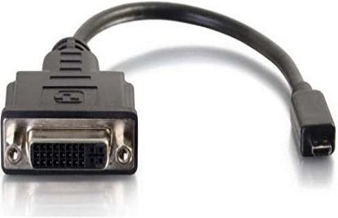 C2G DVI to HDMI Cable, Micro Dongle, HDMI Adapter, Male to Female Adapter, Black, Cables to Go 41358