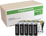 Inkjetcorner Compatible Ink Cartridges Replacement for LC103XL LC103 (Black, 5-Pack)