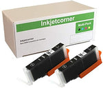 Inkjetcorner Compatible Ink Cartridge Replacement for CLI-281XXL 281BK for use with TR8622 TR8620A TR8620 TR8520 TS6320 TS8320 TR7520 TS702 TS9120 TS8220 (Photo Black, 2-Pack)