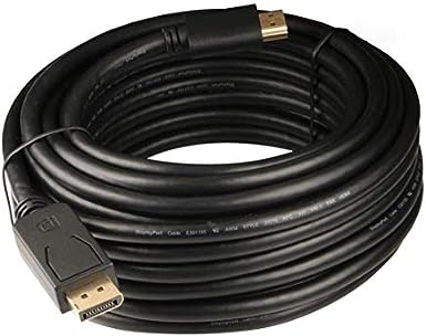 UVOOI DisplayPort-DP to HDMI 4K Cable, Display Port to HDMI Cable 35 Feet Adapter, 4K&3D, Video/Audio, 10.67M