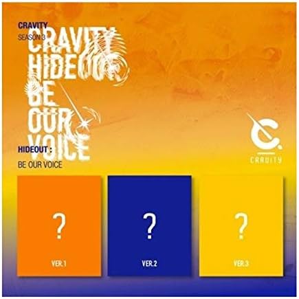Cravity Season3. Hideout: Be Our Voice Random Version CD+132p PhotoBook+1p Sticker+1p Polaroid+Tracking Kpop Sealed