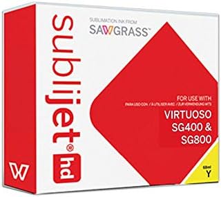 Sawgrass SubliJet HD Sublimation Ink for Sawgrass SG400 & SG800, Yellow Regular Capacity Cartridge 209094 (29ml)