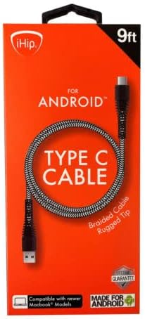 iHip 9ft Type-C Braided Cable for Android