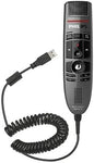 ECS Philips LFH3500 SpeechMike Premium Microphone with Curly Cord for Dictation