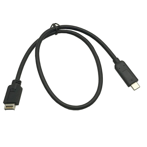 Seadream 1.64Feet USB-C Type-C to USB 3.1 Front Panel Header Type E Male to Male Cable