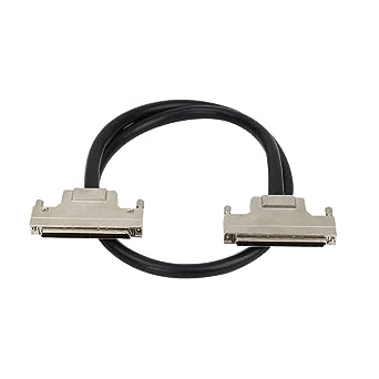GZGMET SCSI Cable HPDB100 Cable HPDB 100 Pin Male to Male Cable Office Computer Connector (3 Meter)