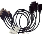 (5Pack) USB Extension Cable USB 3.0 2.0 Male to Female Data Sync Extender Cable FRU 00XL136