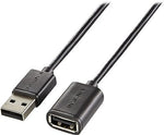 Insignia - 6' USB-A-to-USB-A Extension Cable - Black