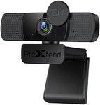 PROXTEND X302 Full HD Webcam PX-CAM006 (1/2.9" CMOS Image Sensor, 1920x1080/30fps, Omni-Directional Mic with Anti-spy Privacy Cover, Universal mounting Clip & 7YR Warranty)