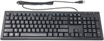 SolidTek Bilingual Farsi English Black USB Wired Computer Keyboard